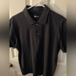 Men’s Gap solid cotton stretch short sleeve polo. Size: L
